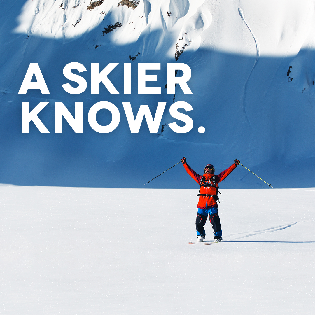 A skier knows