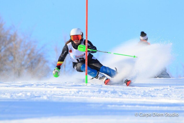 Belgisch skitalent: Naya Van Puyvelde