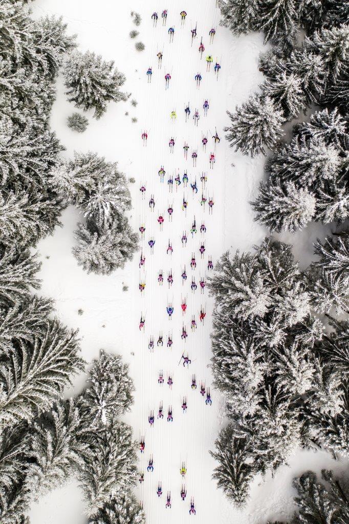 FOTO Drone Photo Awards: Falling Skiers